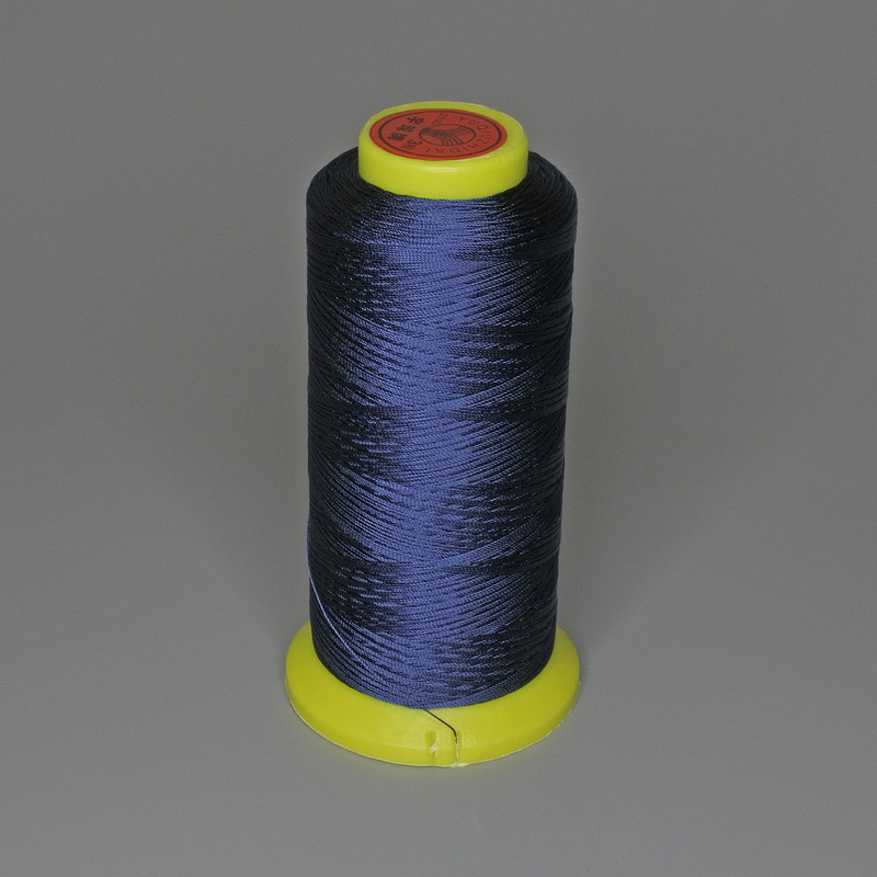 Bobbin Findings Sewing ThreadCapron dark blue, diameter 0.3mm+