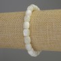 Bracelet Mother-of-Ppearl Barilo, diameter 8x7, 5mm±, length 18cm stretch