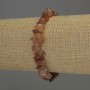 Carnelian Chip Bracelet, 7-12x4mm, length 18cm stretch