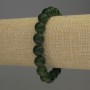 Bracelet Jadeite smooth sphere, diameter 10mm ±, length 18cm stretch