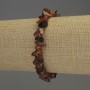 Bracelet Amber chip 7x4-5mm+-, length 18cm+-, stretch
