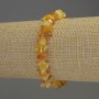 Bracelet Amber fragment 5-10x3-5mm +-, length 18cm +-, stretch