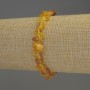 Bracelet Amber Chunk 5-9×4mm+-, length 18cm+- stretch