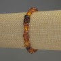 Bracelet Amber Chip 7-9×5 mm +-, length 18 cm +-, stretch