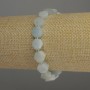 Aquamarine Soti Bracelet, diameter 8mm± beads 3mm±, length 18cm stretch