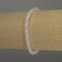 Bracelet Pink Quartz Rondelle, diameter 4.5x3mm, length 18cm, stretch