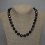 Natural Stone Beads Aventurine "Night of Cairo" Multifaceted, 12x10mm, length 50cm