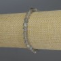 Labradorite Bracelet, smooth beads, 6mm diameter ±, length 18cm, stretch