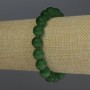 Chrysoprase Bracelet Smooth Beads, 10mm diameter, stretchy 18cm