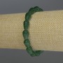 Chrysoprase Drop Bracelet, 12x8mm droplets, 18 cm length stretch