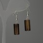 Agate Cylinder Earrings 17×8 mm±, length 35 mm±