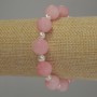 Bracelet Acrylic Pearl Beads Smooth Ball, diameter 12mm±, Pearl (acrylic bead) smooth bead 6mm±, length 18cm stretch
