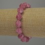 Tourmaline Bracelet with Faceted Beads, 12x10mm, stretchy 18cm