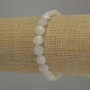 Adularia Beaded Bracelet with 8 mm Discs, 18 cm Stretch