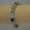 Fluorite Multi-Facet Bracelet, 10x8mm Diamonds, 18cm Stretch