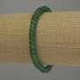 Chrysoprase Rondelle Bracelet, 6x4mm diameter, 18cm length stretch