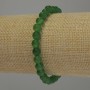 Chrysoprase Bracelet Smooth Bead, 6mm diameter ±, 18cm length Stretch