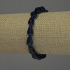 Toned Quartz Drop Bracelet 12x8mm ±, length 18cm ± stretch