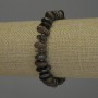 Bronzite Faceted Bead Bracelet, diameter 3-5×10-13mm±, 18cm±, Stretch