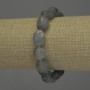 Bracelet Labradorite Faceted, diameter 12-15×12mm, +/-, length 18 cm, stretch