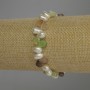 Agate Droplet Bracelet, diameter 8x6mm±, Pearl River oval 8x6mm±, length 18cm stretch