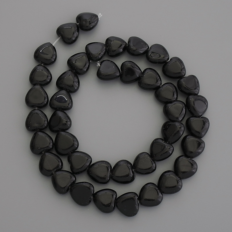 Clearance! Agate Beads Natural Stone Heart, 10x10mm±, on Thread, 38cm± Length