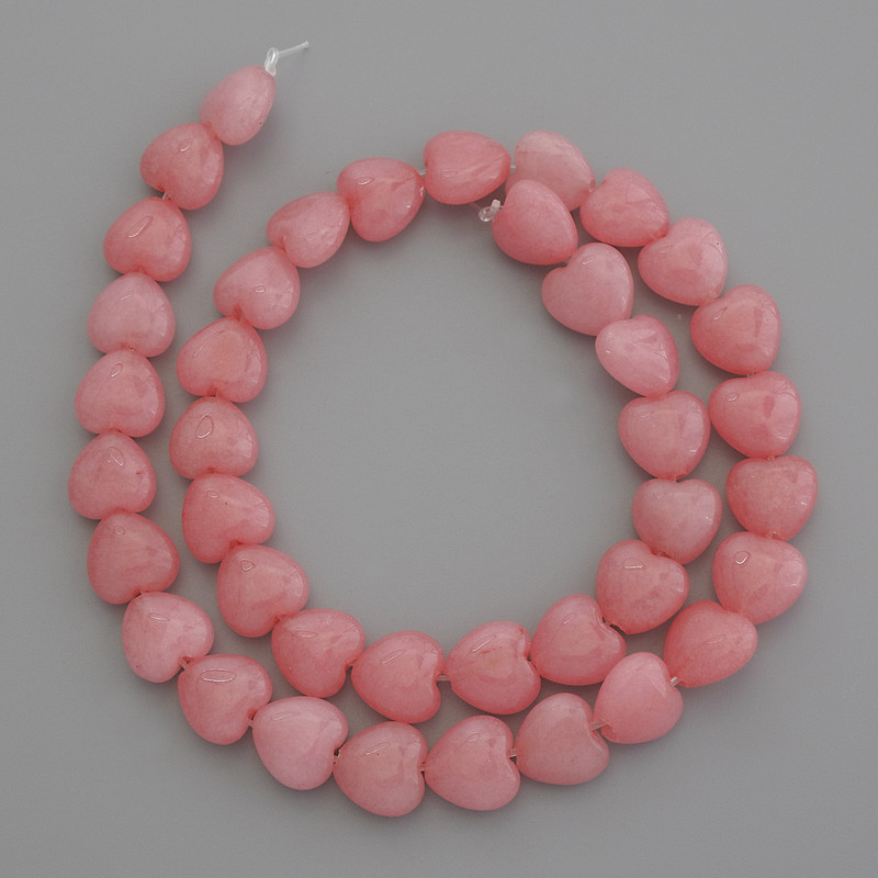 Tourmaline Heart Beads on Line, Approx. 10x10 mm, 37+ cm