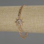 Xuping Gold Plated 18K Bracelet, 5 mm± diameter, 1.5 mm± thickness, adjustable length 17–21 cm with extender chain