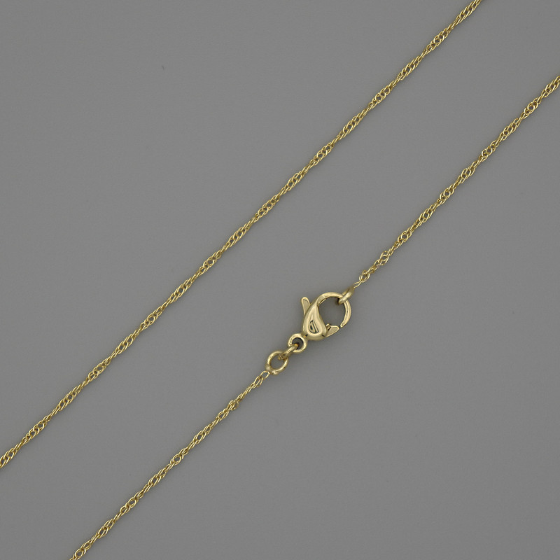 Xuping Chain 18K Gold Plating, 0.5mm thick ±, length 48 cm ±