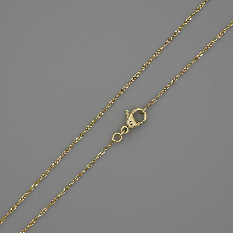 Xuping Chain 18K Gold Plating, 0.5 mm thick, length 56 cm