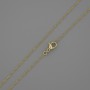 Xuping Chain 18K Gold Plating, 0.5 mm thick, length 56 cm