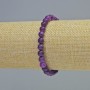 Sugilite Bracelet Smooth Bead, diameter 6mm±, elastic, length 18cm+
