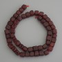 Tourmaline Beads Cube 7x7mm on a Thread, 37 cm+ Length