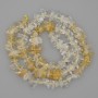 Citrine chips beads, 5-10×3-6 mm, 40 cm on a thread