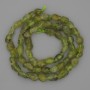 Chrysoprase Beads on Thread, Tumbled, 9x5 mm, approx. 39cm length