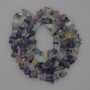 Fluorite Bead Chip, diameter 7-10x3-5mm, length 76cm on thread