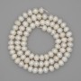 Freshwater Pearl Beads 5x4mm on Thread, 36cm Length