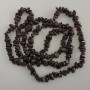 Garnet Beads Chip, diameter 4-10×3-5mm+-, length 80cm+- on fishing line
