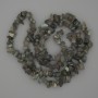 Labradorite Beads碎碎, diameter 7-12×3-6mm±, length 76cm± on beading thread
