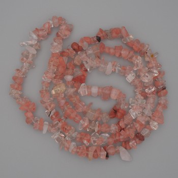 Chalcedony Beads Chip, diameter 8-10×2-5mm, length 80cm on a thread
