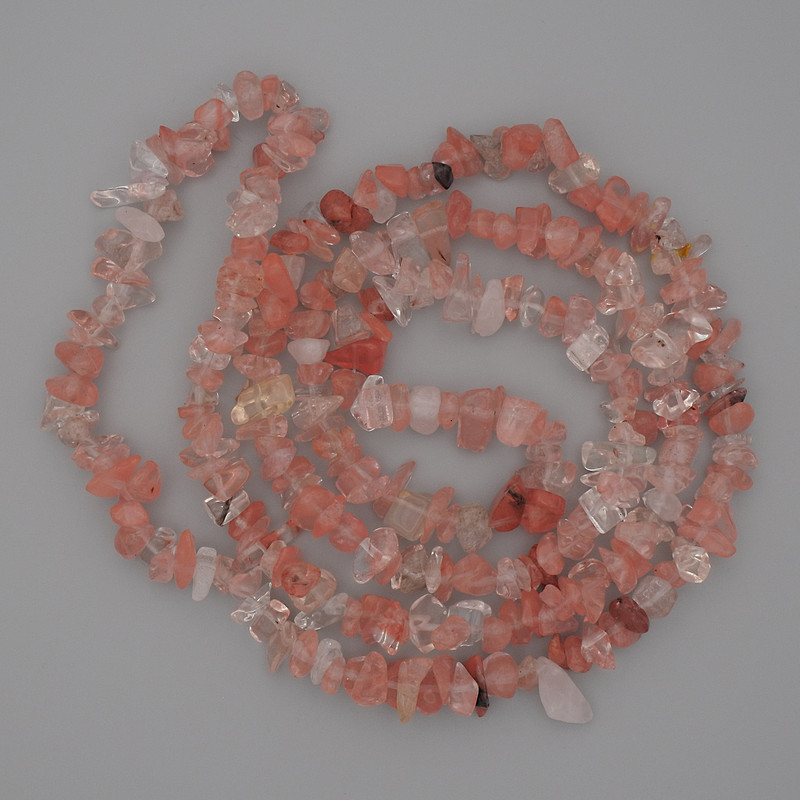 Chalcedony Beads Chip, diameter 8-10×2-5mm, length 80cm on a thread