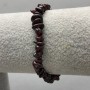 Garnet Chunk Bracelet, 5-8×3 mm fragments, length 18 cm, stretch