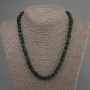 Chrysoprase Beads Cube, 7mm diameter +-, length ~50mm, with clasp