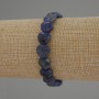 Sodalite Bracelet Heart, 10mm+-, diameter 10mm, length 18cm+-, stretch