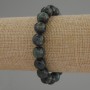 Emerald Fuxite (Muscovite) Smooth Bead Bracelet, 10 mm ± diameter, 18 cm length stretch