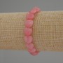 Turmaline heart bracelet, bead diameter 10mm ±, length 18cm ± stretch