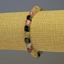 Tourmaline Beveled Bracelet 7×6mm ±, length 18cm stretch