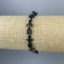 Hematite Bracelet Cross, 6x8mm+-, 10x9mm+-, length 18cm+- stretch