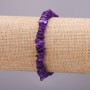 Bracelet Mother-of-Pewter-toned Nacre Chip, 7mm Diameter, 18cm Length
