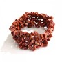 Elastic Bracelet with Aventurine (synthetic) "Golden Sand" gemstone碎?